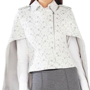 BCBG Jameson Lace Cape Jacket